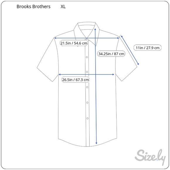 Brooks Brothers 346 XL 100% Linen Short Sleeve Button-Down Shirt Multicolor Plai - Picture 8 of 8